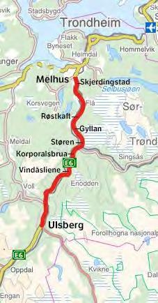 Større prosjekter og kontrakter Sør-Trøndelag E6 Vindåsliene Korporalsbrua Ekstern kvalitetssikring (KS2) pågår Mål om bompengevedtak i 2017 Fosenvegene (i løpet av 2017) - Fv.