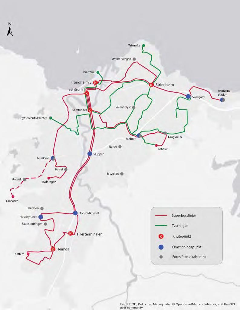 Større prosjekter og kontrakter Bymiljøavtale Trondheim Bymiljøavtale inngått i 2016 Tiltak for å nå mål om nullvekst i privatbilisme Byutredning i 2017 for å