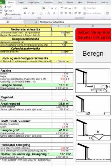 Virkemidler Tilgjengelig informasjon www.laridanmark.dk: Svært god informasjonskilde til hvordan én skal gå frem for å dimensjonere, anlegge og drifte LOD-tiltak.