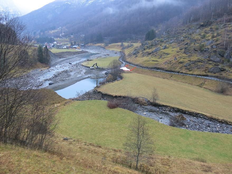 Miljøtiltak tverrelvi i Flåm