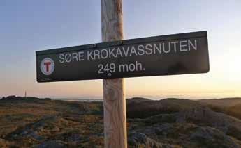 De mest kjente turmålene er Krokavatnet, Steinsfjellet, Kringsjåhytta, Håvåshytta og Såt.