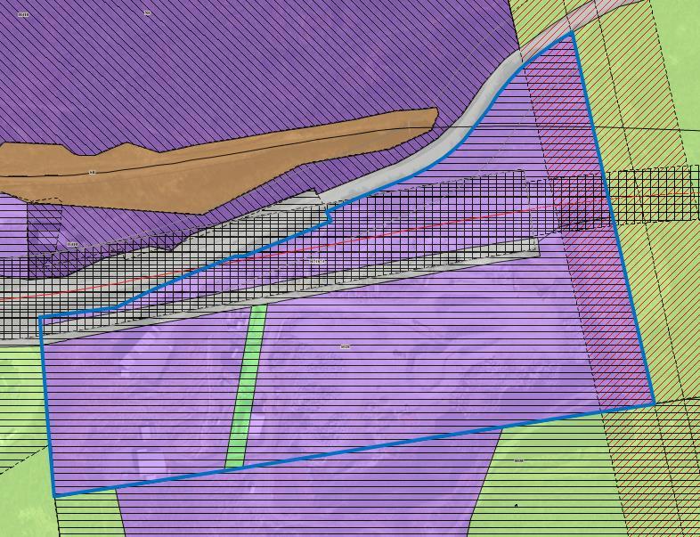 P a g e 5 3 Planstatus, rammer g føringer 3.1 Kmmuneplan g -delplan Mesteparten av planmrådet er avsatt til næringsbebyggelse (lilla farge i figur nedenfr) i gjeldende kmmunedelplan fr Tverlandet.