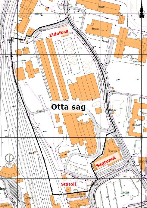 stasjon. Planforslaget vil også bidra til videreutvikling av Otta som by og regionsenter.