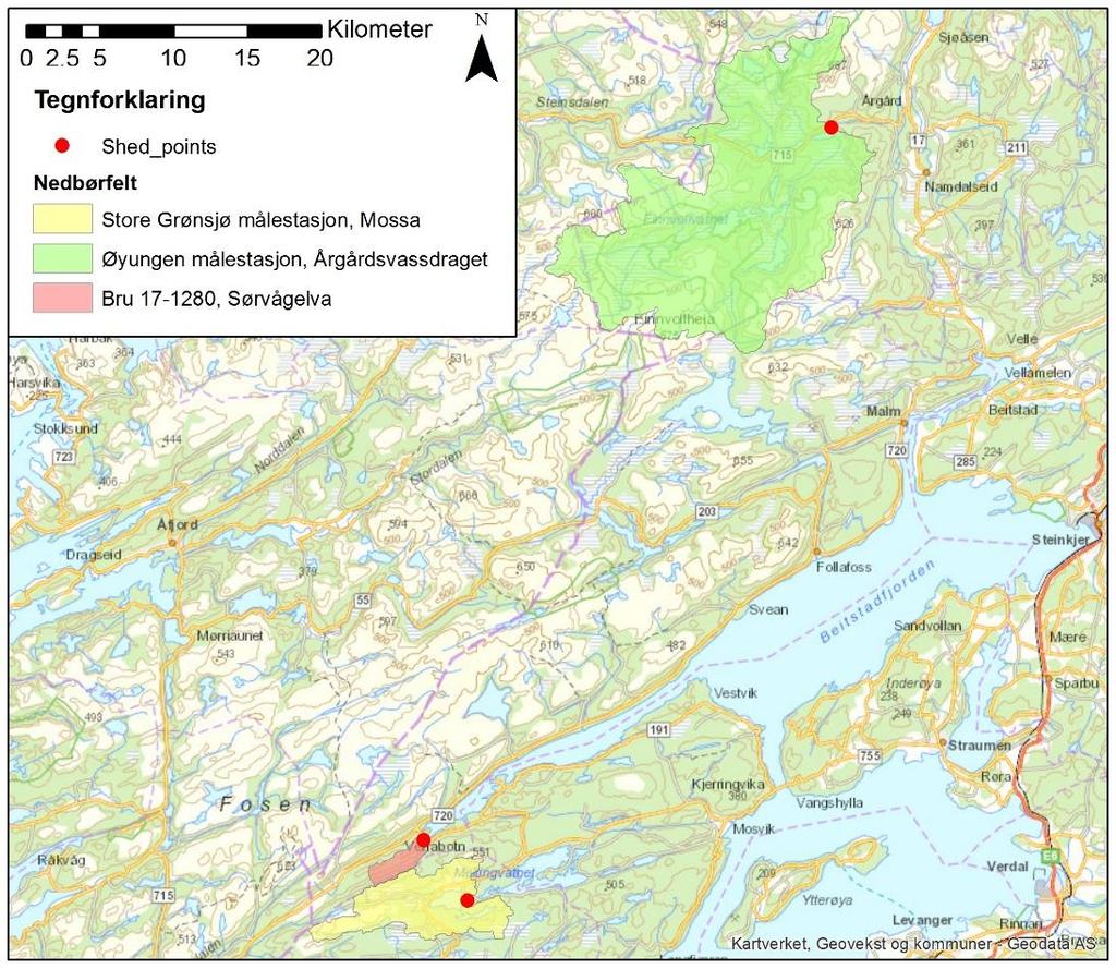 1 Innledning På oppdrag fra Statens vegvesen har Sweco beregnet 200-årsflom i Sørvågelva og vurdert kapasitet av bru 17-1280 til å avlede flommen. Brua krysser Sørvågelva rett før utløpet i fjorden.