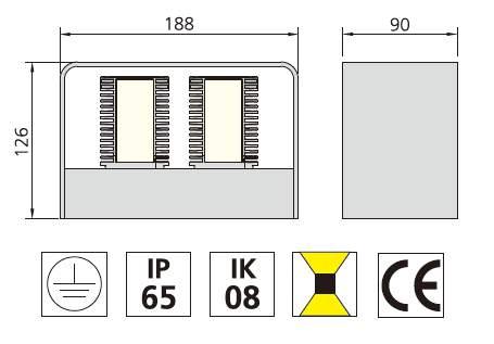 ..85Ra 3ÅRS 65 Hvit Sort Børsta alu Produktnummer El-nr Produkt Farge 380113 3006034 DEKO LED-VEGGARMATUR 6W Sort 380114 3006035 DEKO LED-VEGGARMATUR 6W Hvit 380115 3006036 DEKO