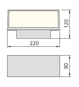 ..Støpt aluminium med rustbehandlet UVbeskyttende farge-coating Kjøleribbe...Anodisert aluminium Linse.