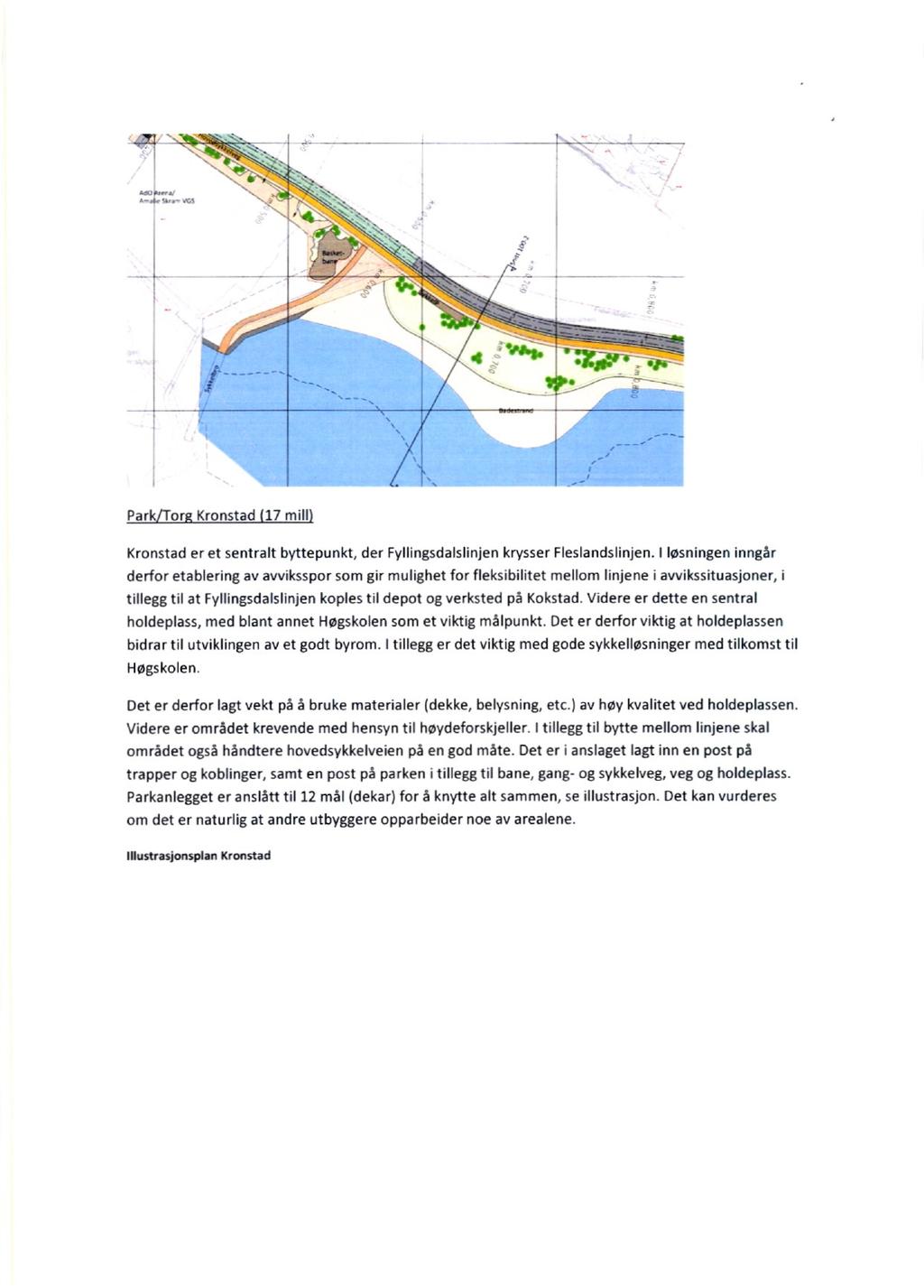 ,),,,,, Park or Kronstad 17 mill Kronstad er et sentralt byttepunkt, der Fyllingsdalslinjen krysser Fleslandslinjen.