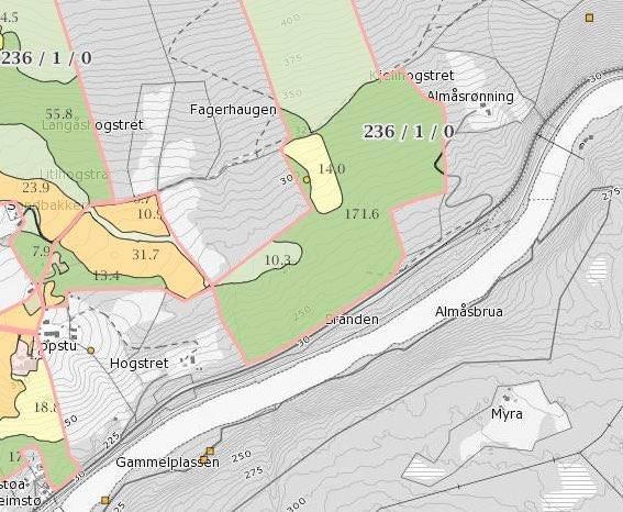 4: 122/1 - Gaula Planområdet ligger nære inntil Gaula som er et verna vassdrag (ID: 122/1) i Gaulavassdraget vannområde.