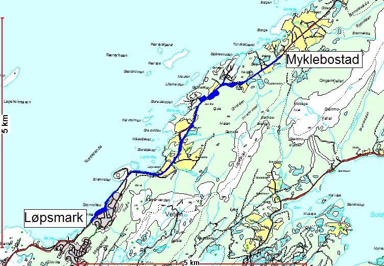 Sammendrag Saken gjelder sluttbehandling av reguleringsplan for fv. 834 Løpsmark-Myklebostad. Hensikt med planen er å legge til rette for bedre framkommelighet og trafikksikkerhet på fv.