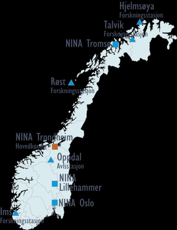 Norsk institutt for naturforskning Uavhengig stiftelse som forskar på natur og samspelet natur samfunn