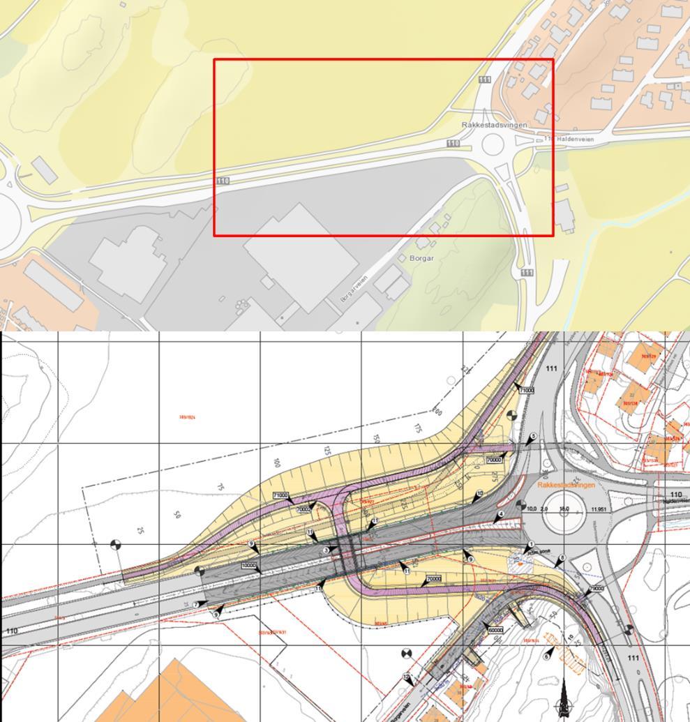 Oppdragsnr.: 5161225 Dokument nr.: R04 GEOTEKNISK RAPPORT Undergang, Rakkestadsvingen, Fredrikstad Revisjon: 1 1 Innledning Området er lokalisert ved Rakkestadsvingen, Fredrikstad.