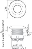 Plast Silver metallic WC-sete NRF nr: 617 62