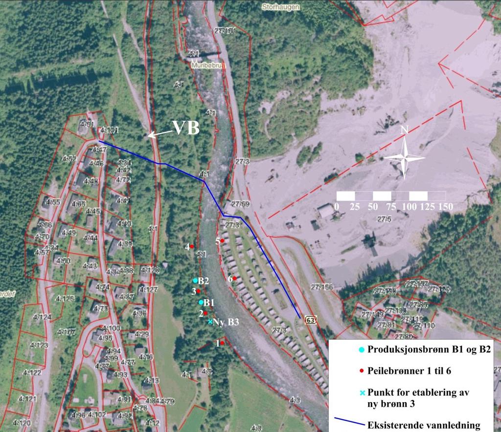 Søknad om konsesjon for grunnvannsuttak - Valldal vassverk 4 2 BESKRIVELSE AV GRUNNVANNSFOREKOMSTEN 2.