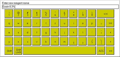 5. Betjening 5.3.2 Dataregistrering Parametere og data kan angis/tastes inn på mange måter: Alfanumerisk tastatur 4 5 Fig. 29 Det alfanumeriske tastaturet (fig. 29) ligner et datamaskintastatur.