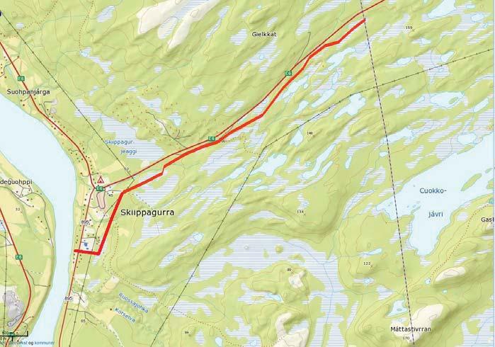 Det vil bli tilrettelagt for tilknytning til løype fra hyttefeltet ved Seidafjellet. Videre vil det bli tilknytning til boligfeltet i Skiippagurra via kommunens eiendom 37/55 ovenfor Dows spisested.