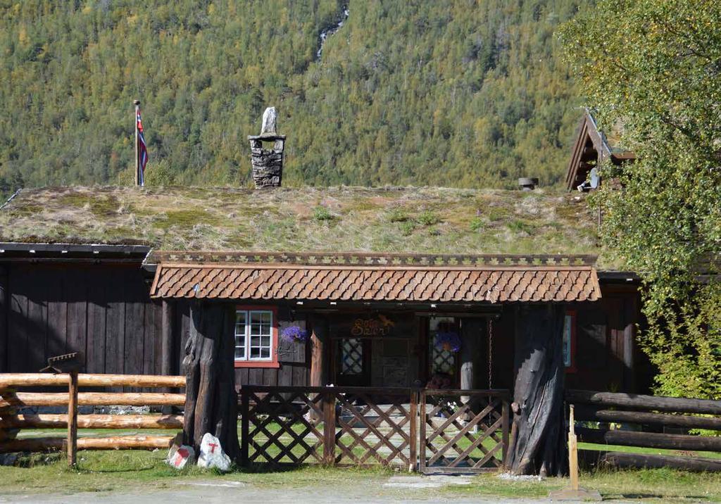 SOTA SÆTER OM HYTTA Det lune tunet med århundregamle bygninger som anger historie. Følelsen av tidløshet i den brede seterdalen mellom høye fjell og blågrønne istunger. Velkommen til Breheimen.