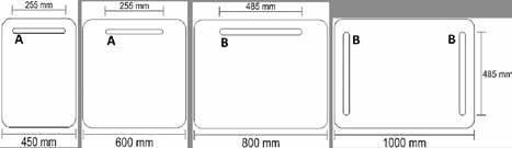 Glasshylle nedre for 80 cm 5 stk 631377 Glasshylle øvre for 100 cm 5 stk 631378 Glasshylle nedre for 100 cm 5 stk 631379 Lystopp for 45 cm 7 stk 631380 Lystopp for 60 cm 7 stk 631381 Lystopp for 80