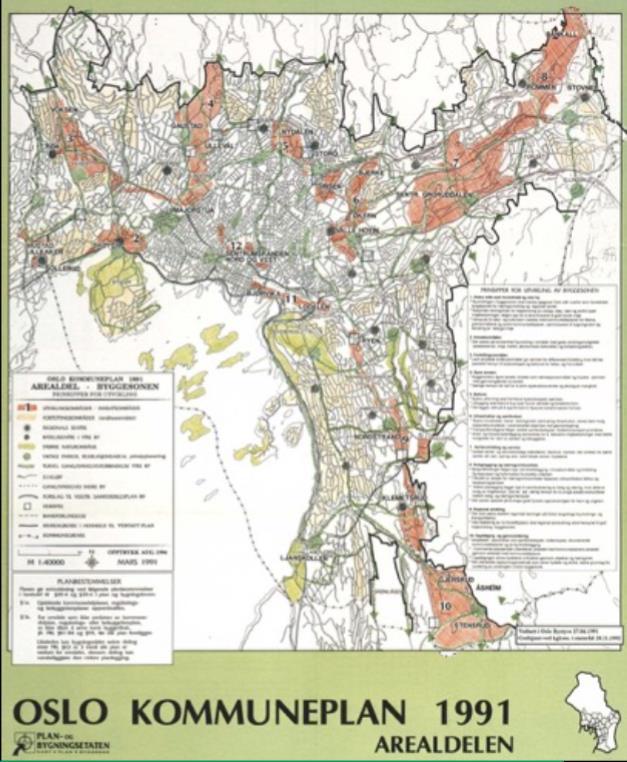 Litt historie Plan- og bygningsloven av 1985 Arealplaner blir stadig viktigere
