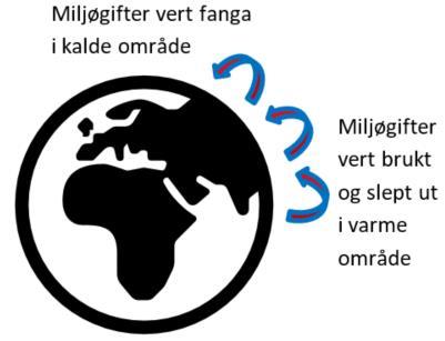 Toksiske effektar av klimaendringar Auka eksponering, meir utslepp av miljøgifter Auka spreiing av langtransporterte miljøgifter Endra toksisitet av