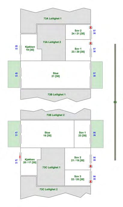 JARVEIEN 73 (A,B,C), 7072 HEIMDAL Gnr: 315 Bnr: 252 Fnr: Snr: Eier: Jarveien 73 Borettslag