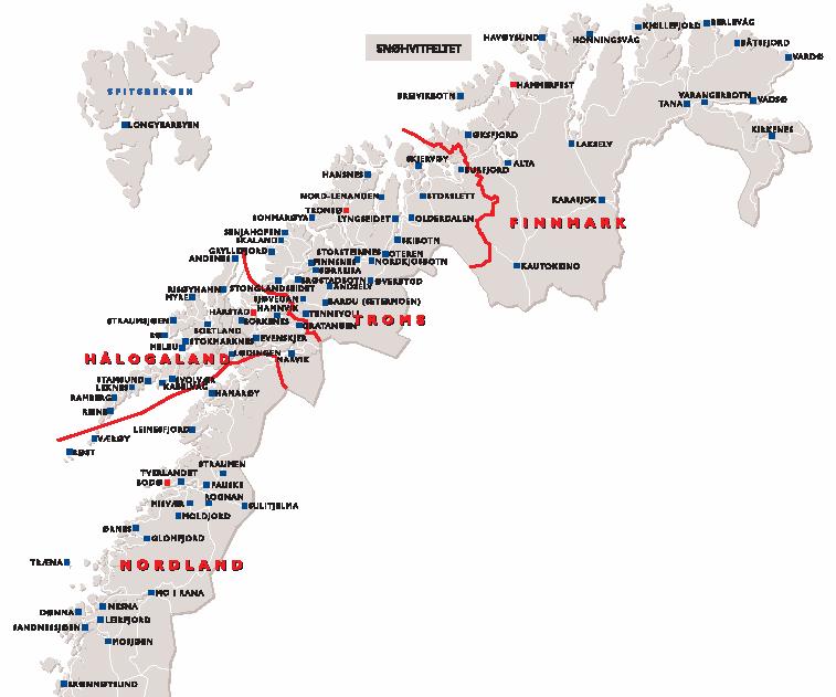 SpareBank 1 Nord-Norge konsern: Hovedkontor: Tromsø