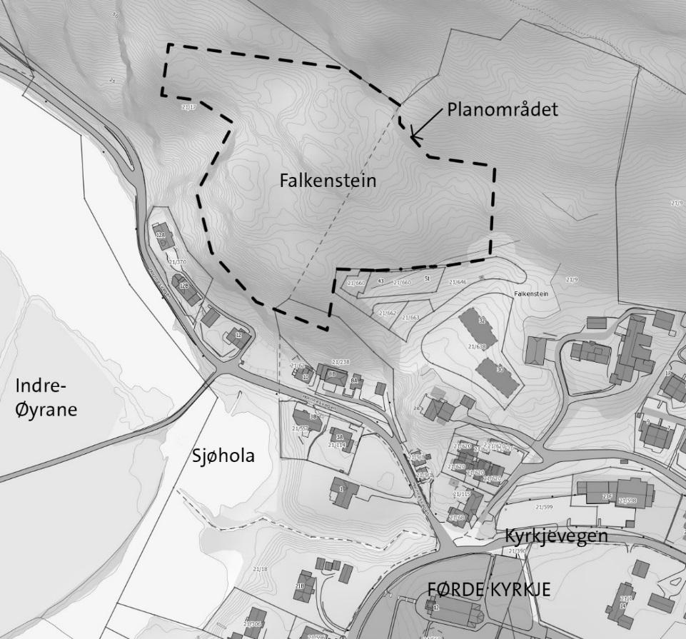 Nordplan side 2 av 8 Figur 1: Plangrense til detaljreguleringsplanen