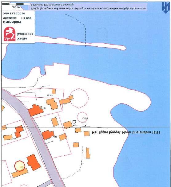 Sak 3/15 Kart 2. Viser hvor i Salttjern bygningen ligger.