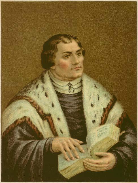 Det var mykje umoral og korrupsjon blant mennene i Den katolske kyrkja. Kyrkja eigde meir og meir, mens folket vart fattigare. Columbus hadde oppdaga Amerika i 1492.
