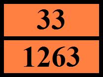 Oransjefargede skilt : Tunnelbegrensingskode (ADR) EAC-kode : D/E : 3YE 14.6.2.