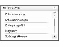 50 Telefon Bluetooth-tilkobling Bluetooth er en radiostandard for trådløs tilkobling av mobiltelefoner, smarttelefoner og andre enheter.