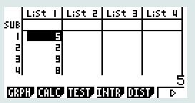 Data 1-variabel datasett Dataene vi får er oftest en samling målinger av en viss type verdi. Verdien er som oftest tall, men kan også være andre typer. I dette eksemplet har vi rene tall.