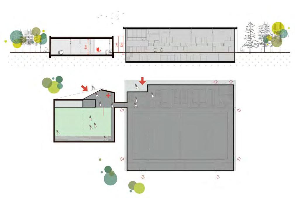 Særidrettenes krav og ønsker Illustrasjon: Sletvold arkitekter / Norges Kampsportforbund 4.10.2 Gulv og matter De fleste aktivitetene foregår på matter.