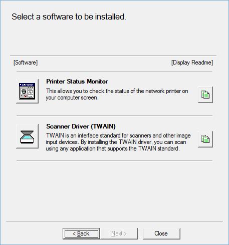 programvare (felles prosedyre) Windows / Installere hjelpeprogramvare Installere skannerdriveren TRINN 1-8/10 Installere skannerdriveren 1.