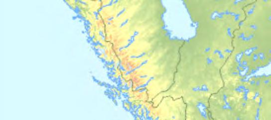 ± Tegnforklaring Kartlagt område 0-27 27-30 30-45 45-60 60-90 Aurland