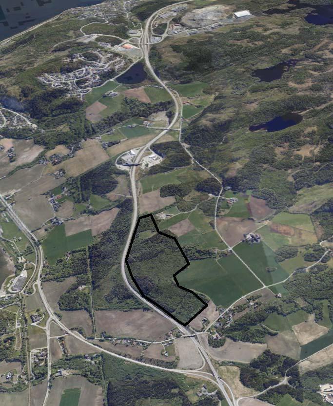 å ha noen betydning for utviklingen av det store området, samtidig som det ligger utenfor den Sveberg Leistad-aksen som ligger til grunn for IKAP-arealet.