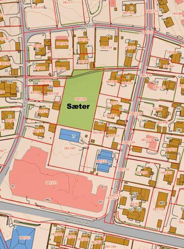 Sæterballplass Bnr/gnr183/200.ForvaltetavBydelNordstrand. Beliggenhet MellomMunkelia,Tyslevveien,NordstrandveienogKittelNielsensvei.