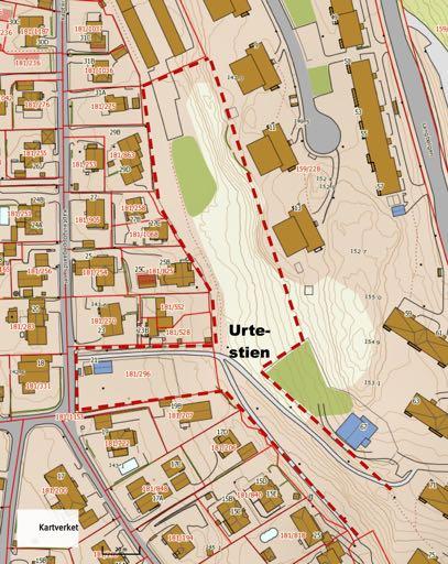 Urtestien Gnr/bnr159/228 GrenseveitilVelletsområde(motLambertseter) Beliggenhet