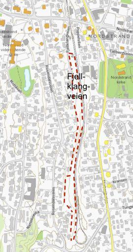 Fjellklangveien Gnr/bnr183/29+43+208. Beskrivelse Detvarbarneparkder,mennåerområdetdelvisbrakk.