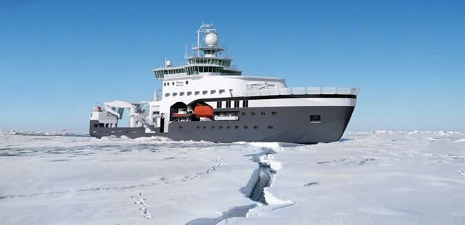 KRONPRINS HAAKON Norge møter framtiden med et nytt isgående forskningsfartøy Kronprins Haakon.