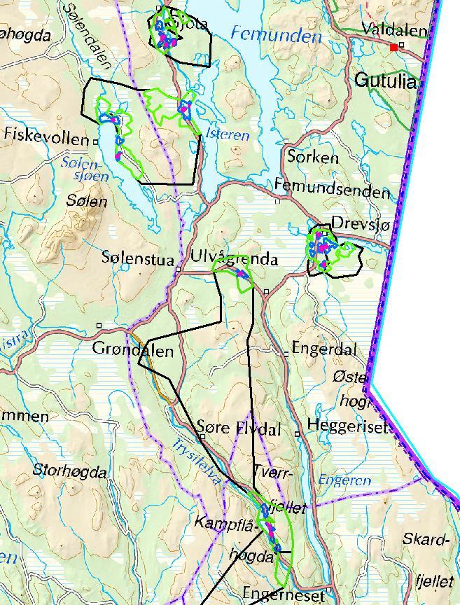 Sømå Leveområdestørrelser Svala i Norge (rever overvåket mer enn tre måneder) Tallåsa FOX LAND STUDIESTED KJØNN ALDER STØRRELSE (KM 2 ) Bane Tufsing Norway Hedmark M SA 8.