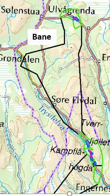 Spredning gikk sør 30 km avstand