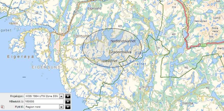 3 INNLEDNING Dalane Energi IKS planlegger å etablere et kraftverk i Grødeismelva i Eigersund kommune.