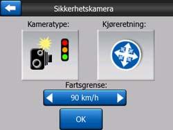 4.9.2 Kontrollert trafikkretning De ulike kameraene kan måle hastigheten for en retning i trafikken, begge retninger, eller ulike retninger i et kryss, når de plasseres på en roterende plate.