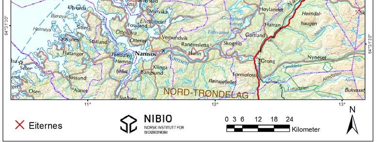 Lokaliteten Eiternes i Nærøy