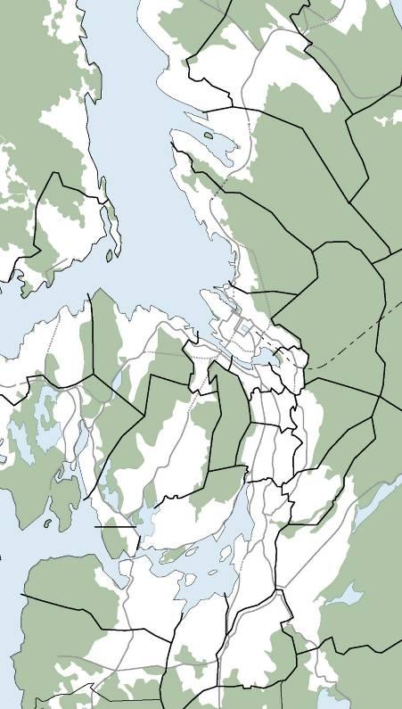 Side: 4 av 13 4. Fremtidig bybanenett NHH 2 3 Åsane Fremtidig bybanenett tenkes utviklet i tre korridorer/retninger: Forlengelse fra Rådal videre sydvestover mot Flesland.