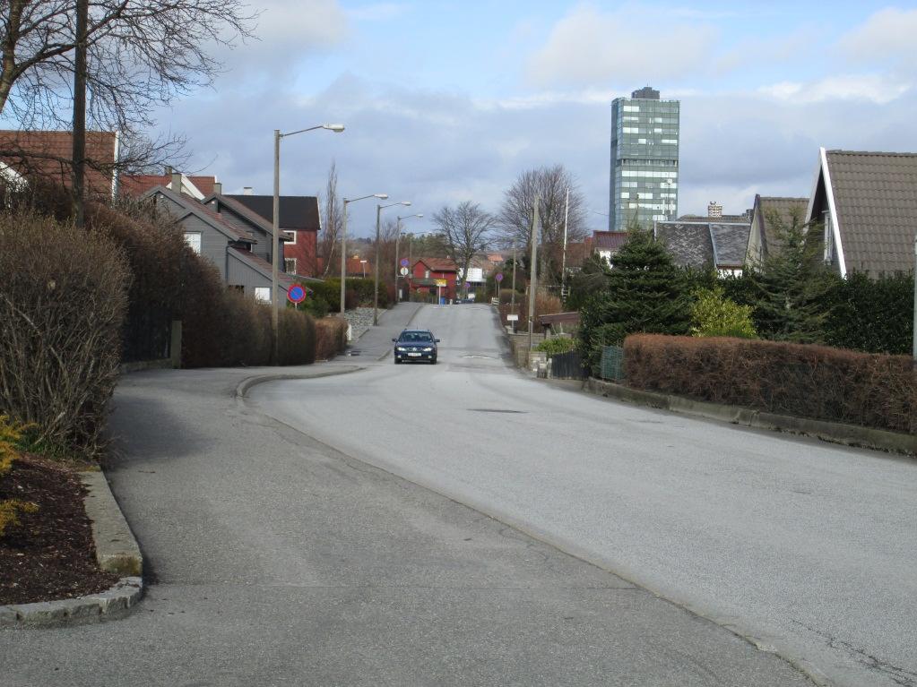 2.2 HOGNESTADVEGEN 2.2.1 Dagens trafikk Vi har sett på trafikken i Hognestadvegen mellom Rundkjøringen ved Hognestad-, Håland-, Roald Amundsen veg og nord til Orre-, Trallfa vegen.