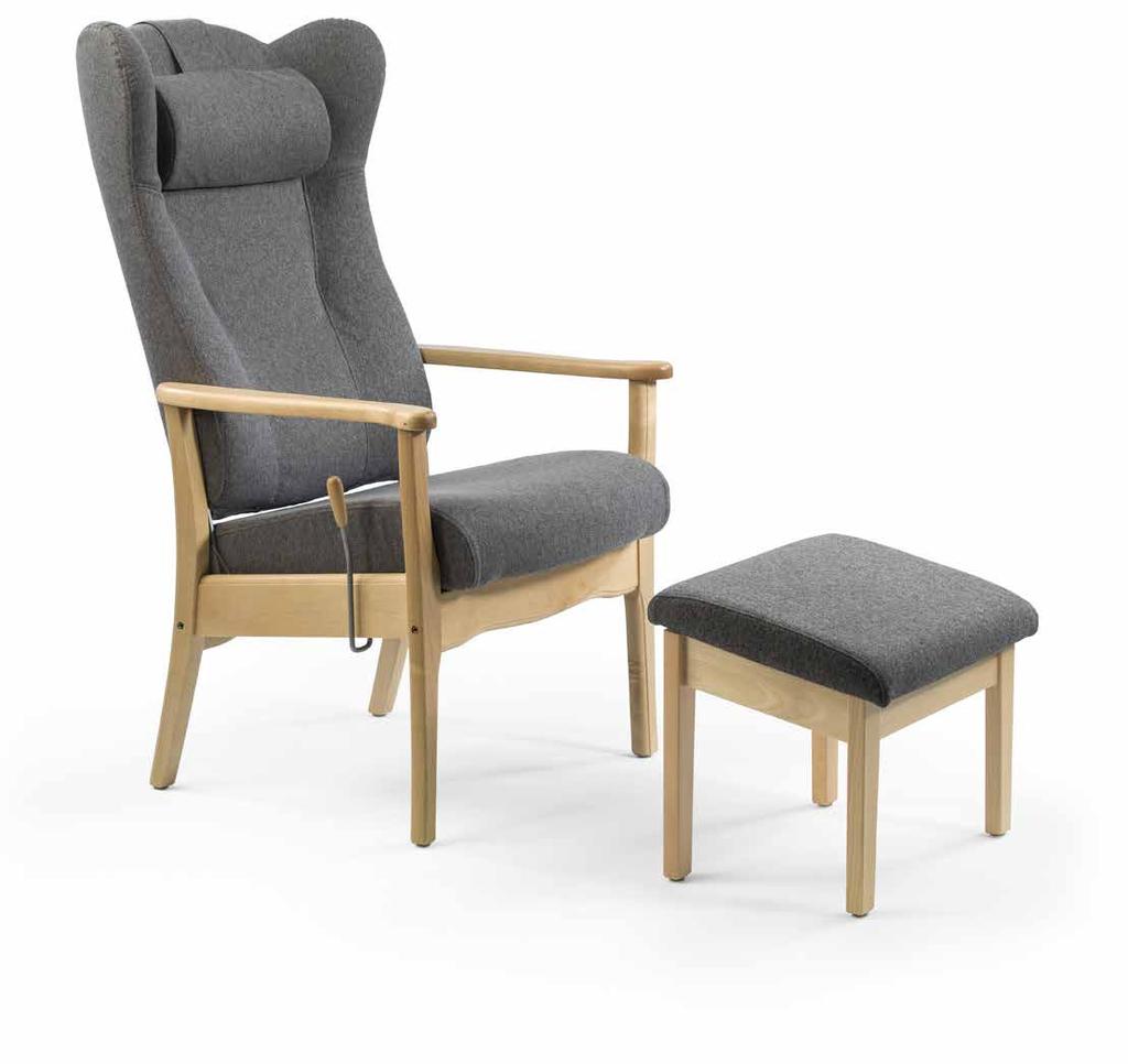 ERGO A Ergo hvilestol med låsbart matbrett Ergo vilfåtölj med låsbar matbricka Ergo high back chair with lockable