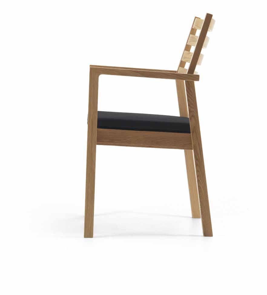 A Modus stablestol Modus stapelstol Modus stacking chair Modus Stapelstuhl B Modus stablestol med armlen, liten