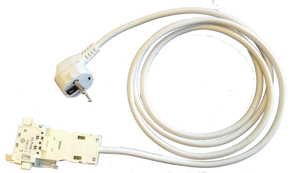 the mounting Nominal current 16 A Connecting a T-connector to 294 Series lighting connector.