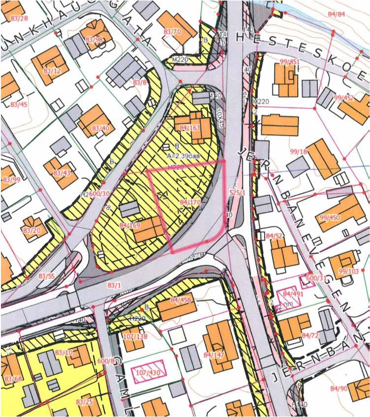 3.0 PLANSTATUS I kommuneplanens arealdel for perioden 2013-2022, er planområdet avsatt til eksisterende byggeformål - bolig, hvor formingsbestemmelser for boligfortettingssone BF 2 gjelder